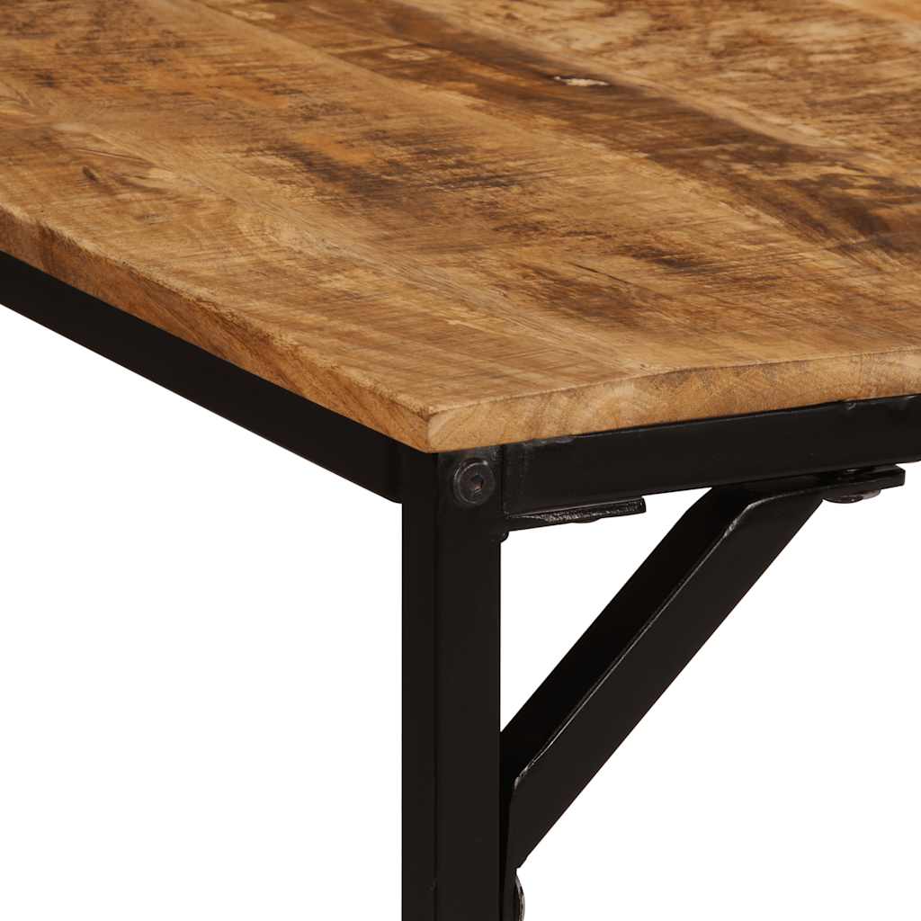 Tavolo da Pranzo 200x100x75cm in Legno Massello di Mango Grezzo | homemem39