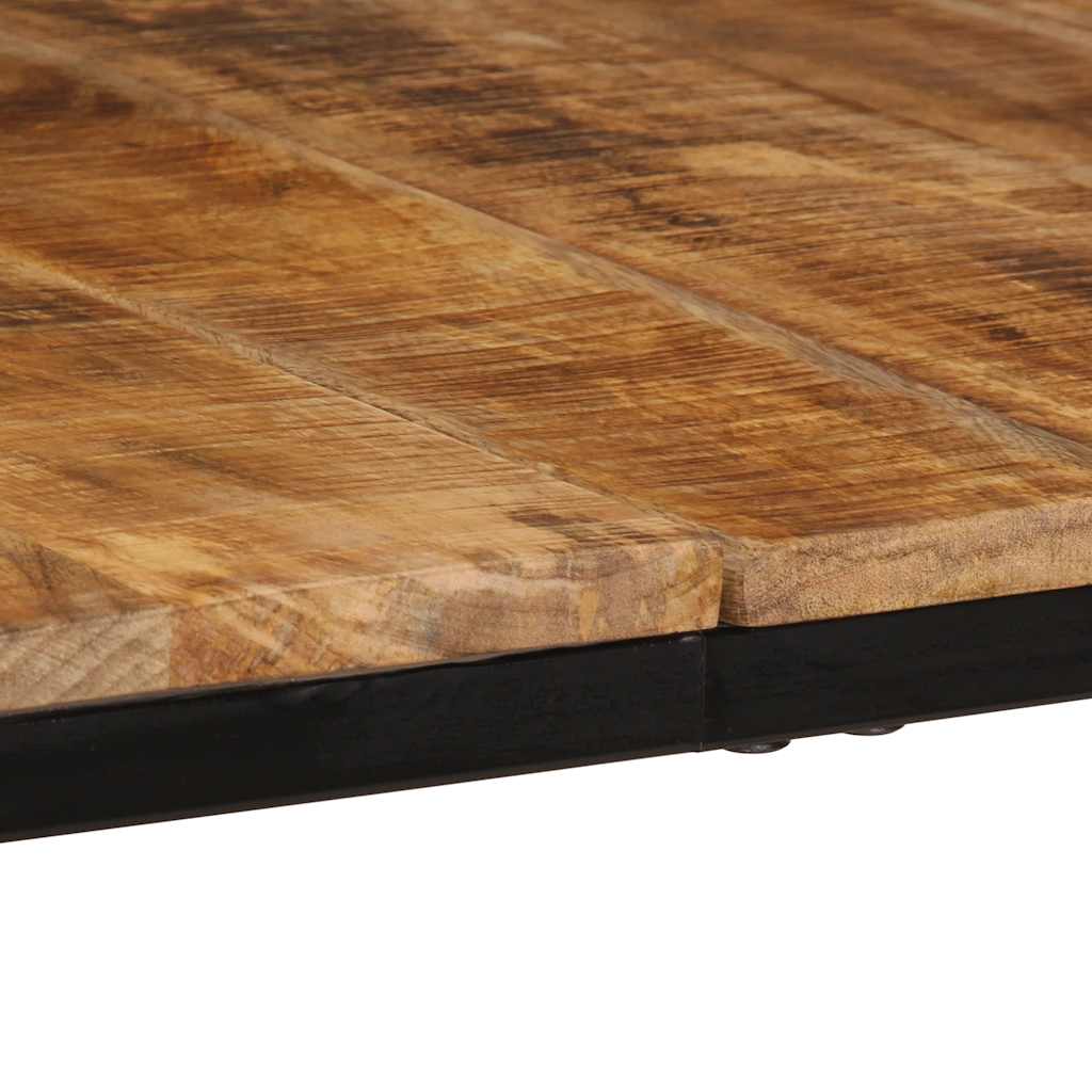 Tavolo da Pranzo 200x100x75cm in Legno Massello di Mango Grezzo | homemem39