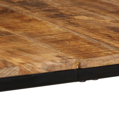 Tavolo da Pranzo 200x100x75cm in Legno Massello di Mango Grezzo | homemem39