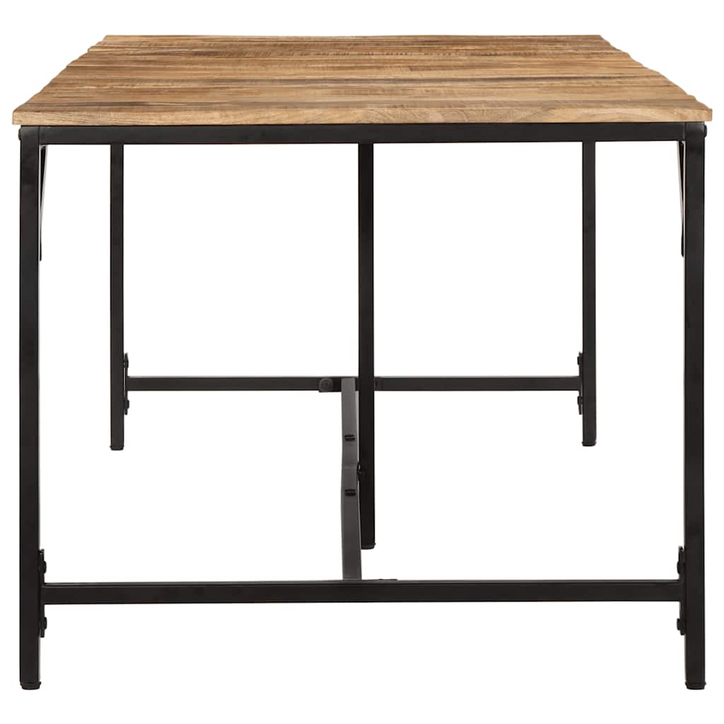 Tavolo da Pranzo 220x90x75 cm in Legno Grezzo Massello di Mango | homemem39