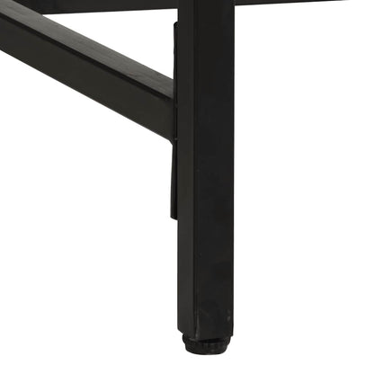 Tavolo da Pranzo 220x90x75 cm in Legno Grezzo Massello di Mango | homemem39