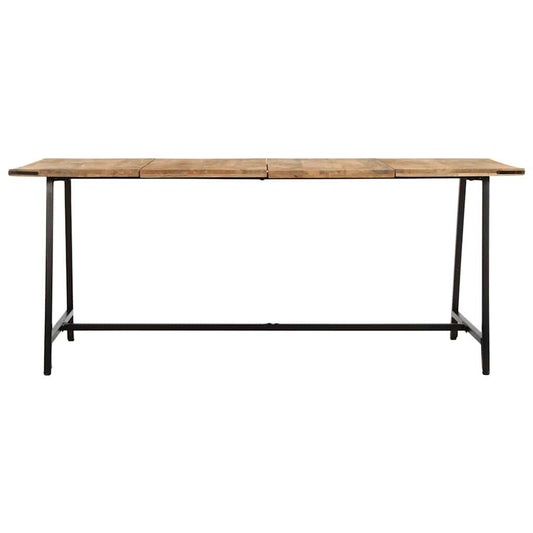 Tavolo da Pranzo 180x90x75 cm in Legno Massello di Mango
