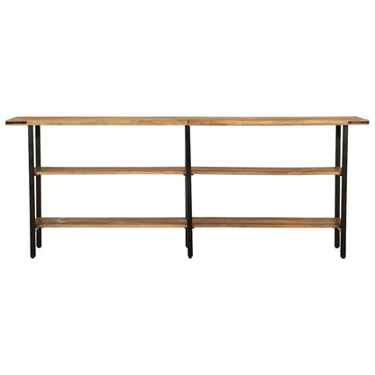Tavolo Consolle 180x35x70 cm in Legno Massello di Mango