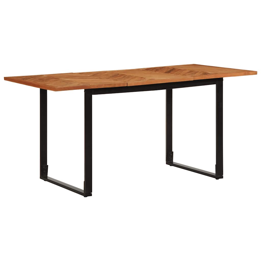 Tavolo da Pranzo 160x80x75 cm in Legno Massello di Acacia | homemem39