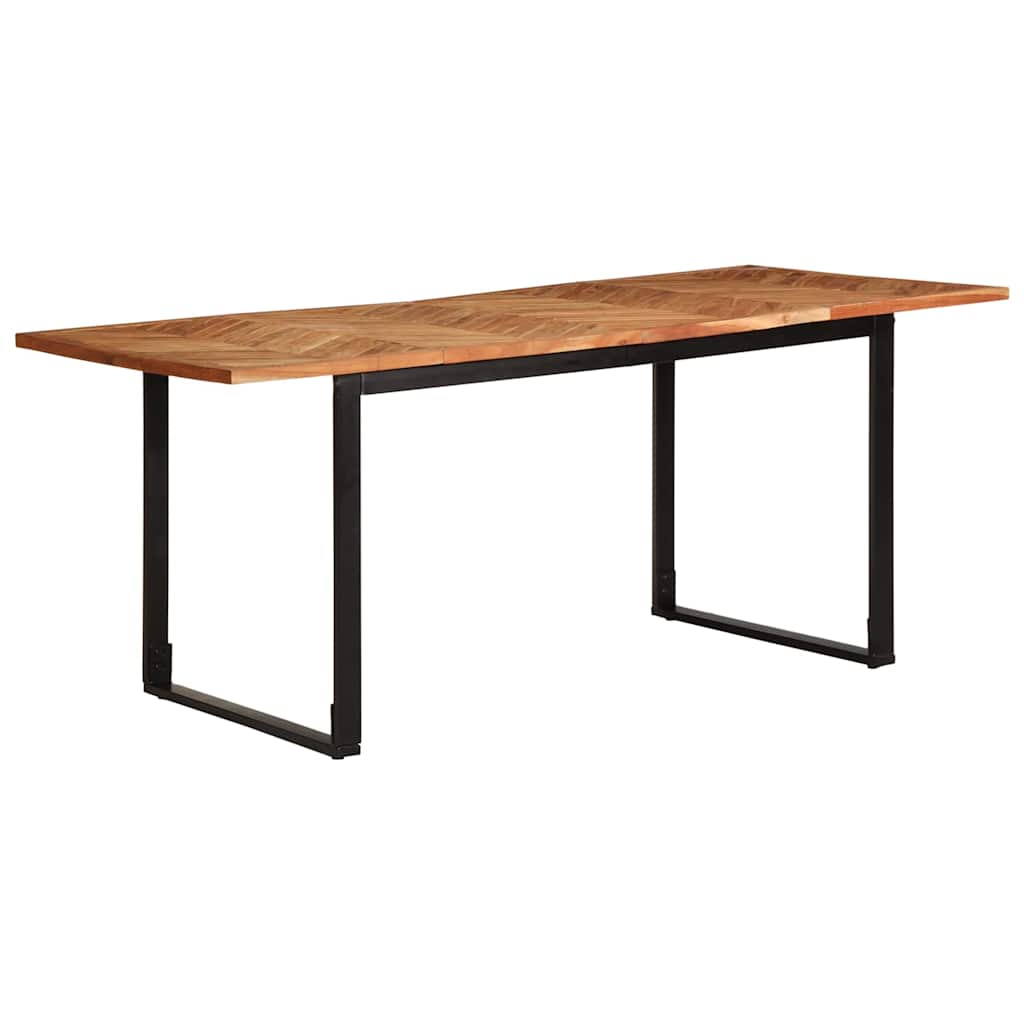 Tavolo da Pranzo 180x90x75 cm in Legno Massello di Acacia | homemem39