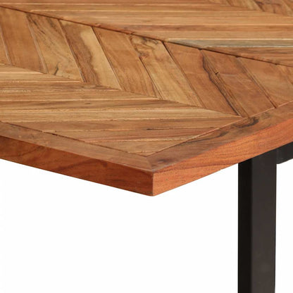 Tavolo da Pranzo 180x90x75 cm in Legno Massello di Acacia | homemem39