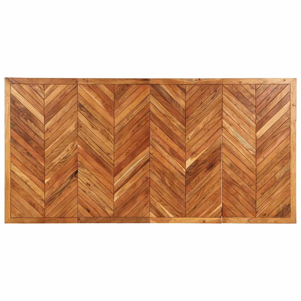 Tavolo da Pranzo 200x100x75 cm in Legno Massello di Acacia
