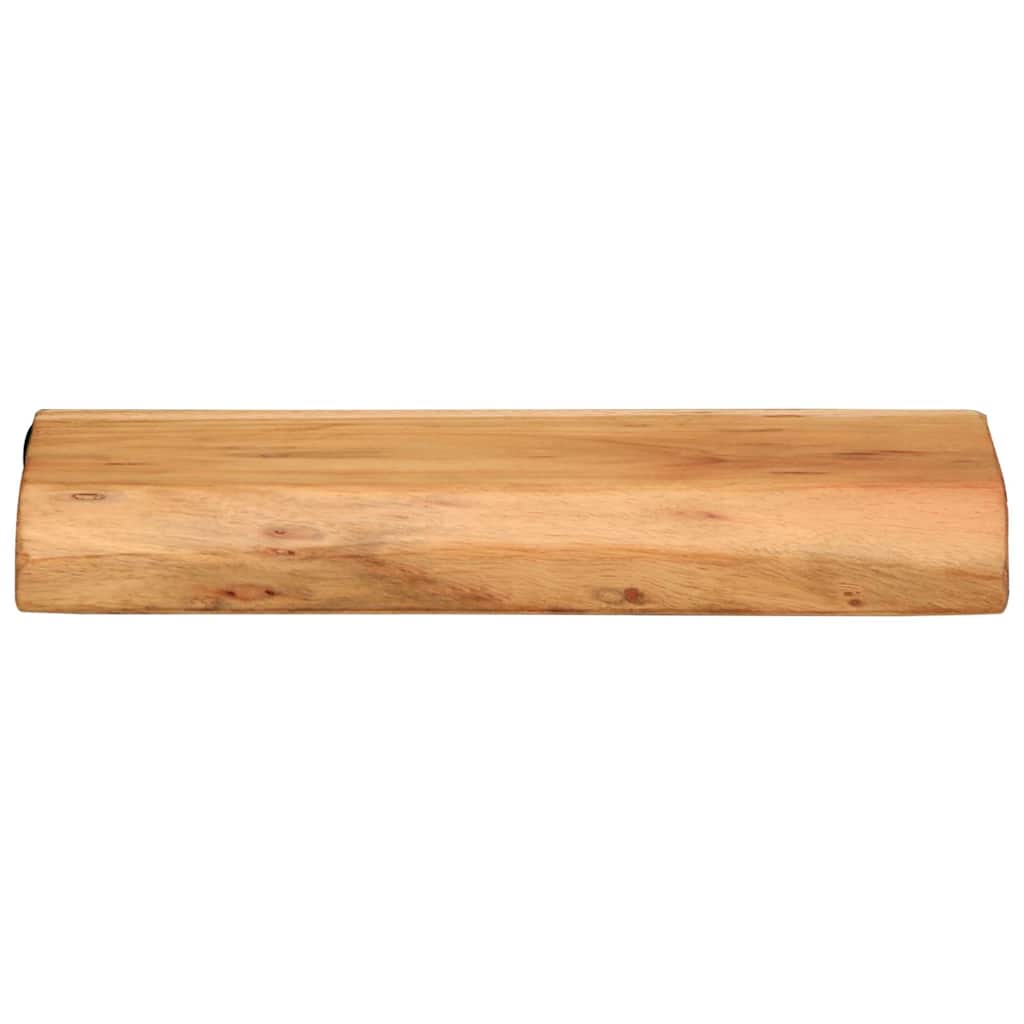 Mensole da Parete 2 pz 30x20x3,5 cm in Legno Massello di Acacia | homemem39