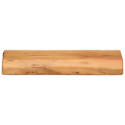 Mensole da Parete 2 pz 30x20x3,5 cm in Legno Massello di Acacia | homemem39