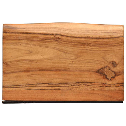 Mensole da Parete 2 pz 30x20x3,5 cm in Legno Massello di Acacia | homemem39