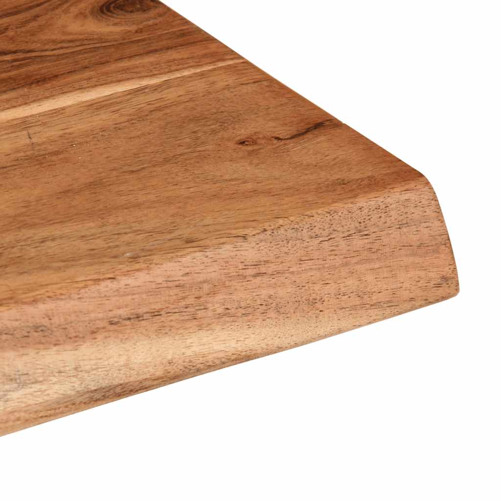 Mensole da Parete 2 pz 60x20x3,5 cm in Legno Massello di Acacia