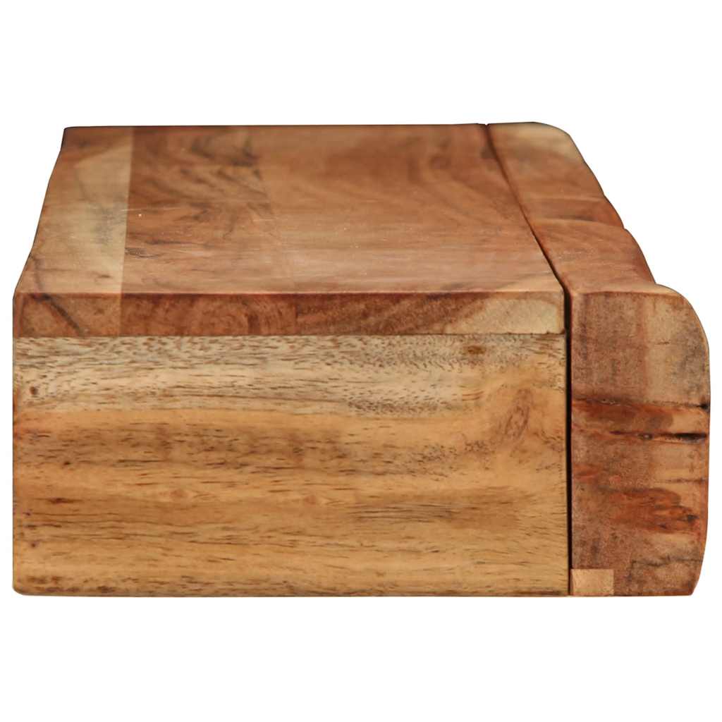 Mensole da Parete 2 pz 100x17x8 cm in Legno Massello di Acacia