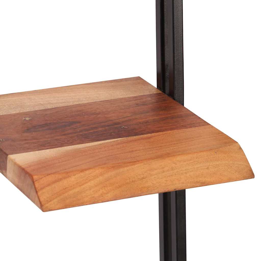 Mensole da Parete 5 pz in Legno Massello di Acacia | homemem39
