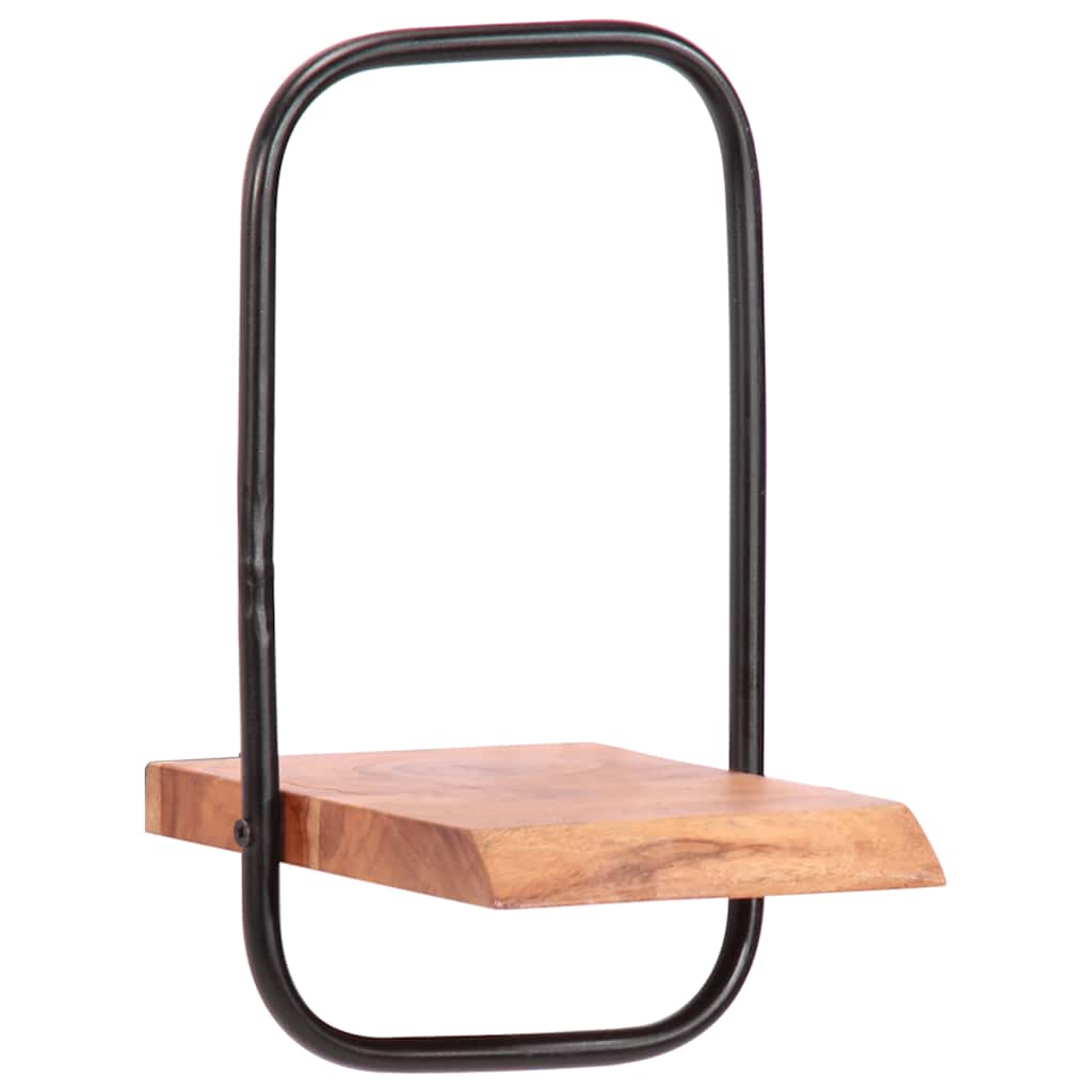 Mensole da Parete 5 pz in Legno Massello di Acacia | homemem39