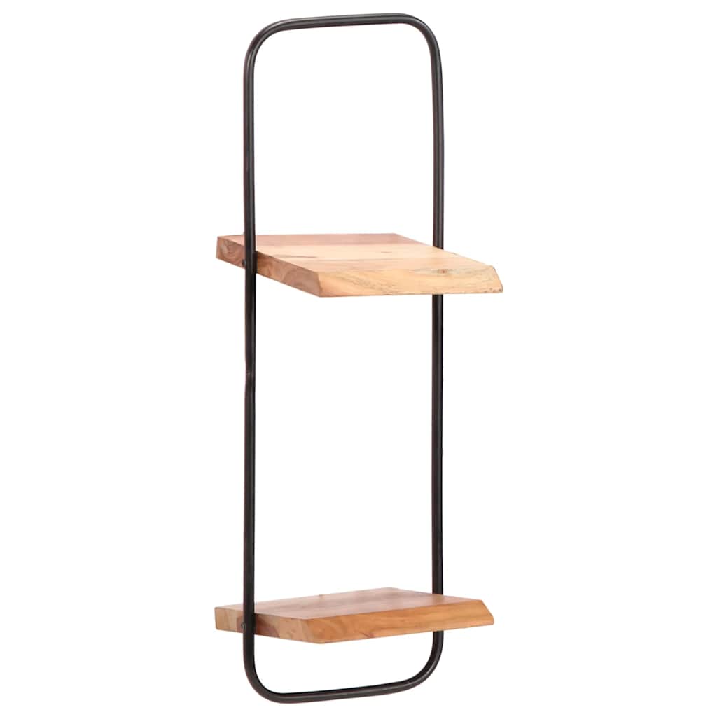 Mensole da Parete 5 pz in Legno Massello di Acacia | homemem39