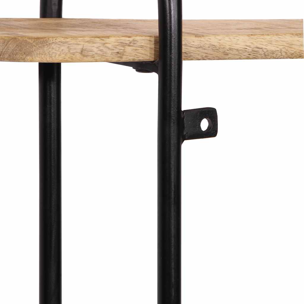 Mensola da Parete 90x20x116,5 cm Legno Massello di Mango Grezzo | homemem39