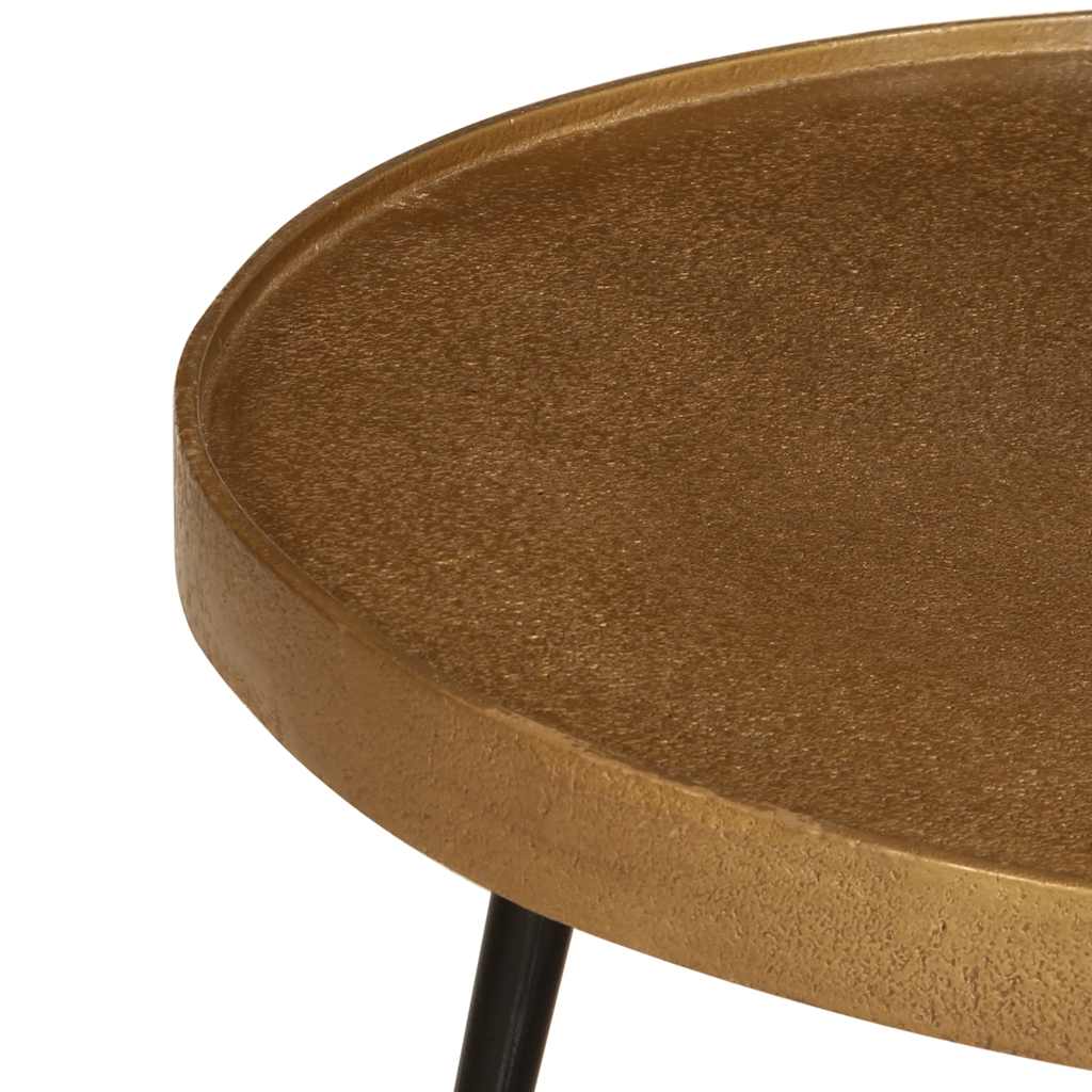 Tavolini da Salotto 2 pz Oro in Legno Multistrato | homemem39