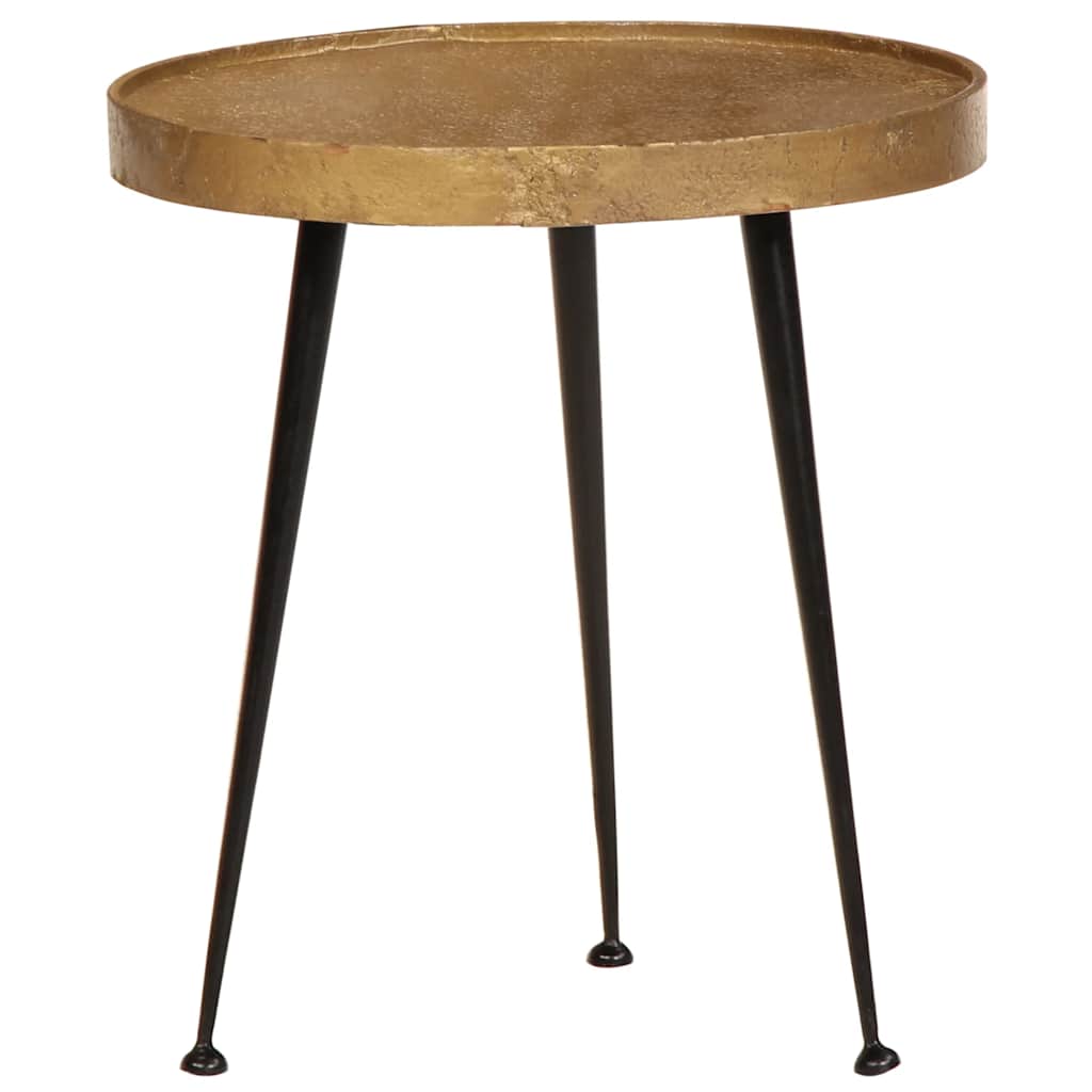 Tavolini da Salotto 3 pz Oro in Legno Multistrato