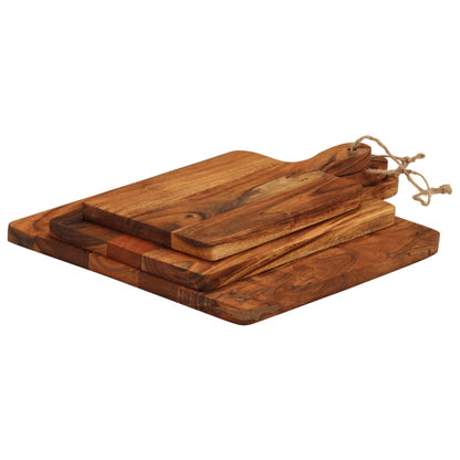 Tagliere 3pz in Legno Massello di Acacia | homemem39