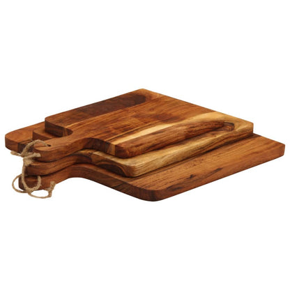Tagliere 3pz in Legno Massello di Acacia | homemem39
