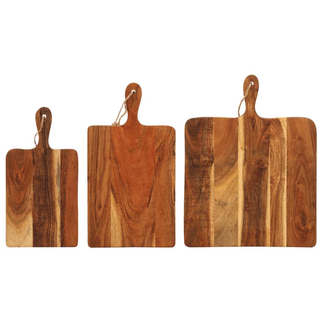 Tagliere 3pz in Legno Massello di Acacia | homemem39