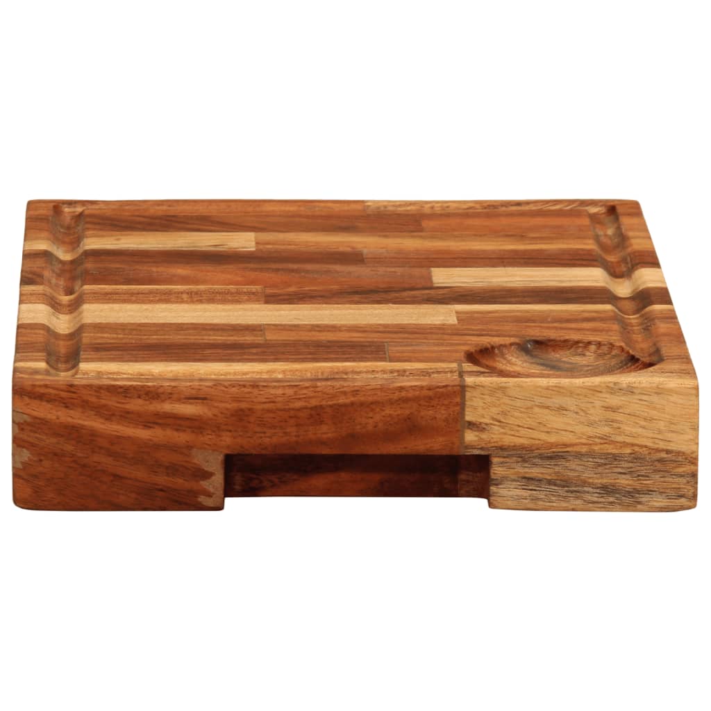Tagliere 30x21x4 cm in Legno Massello di Acacia | homemem39