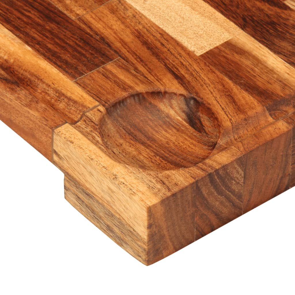 Tagliere 30x21x4 cm in Legno Massello di Acacia | homemem39