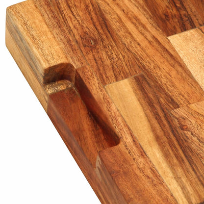 Tagliere 30x21x4 cm in Legno Massello di Acacia | homemem39