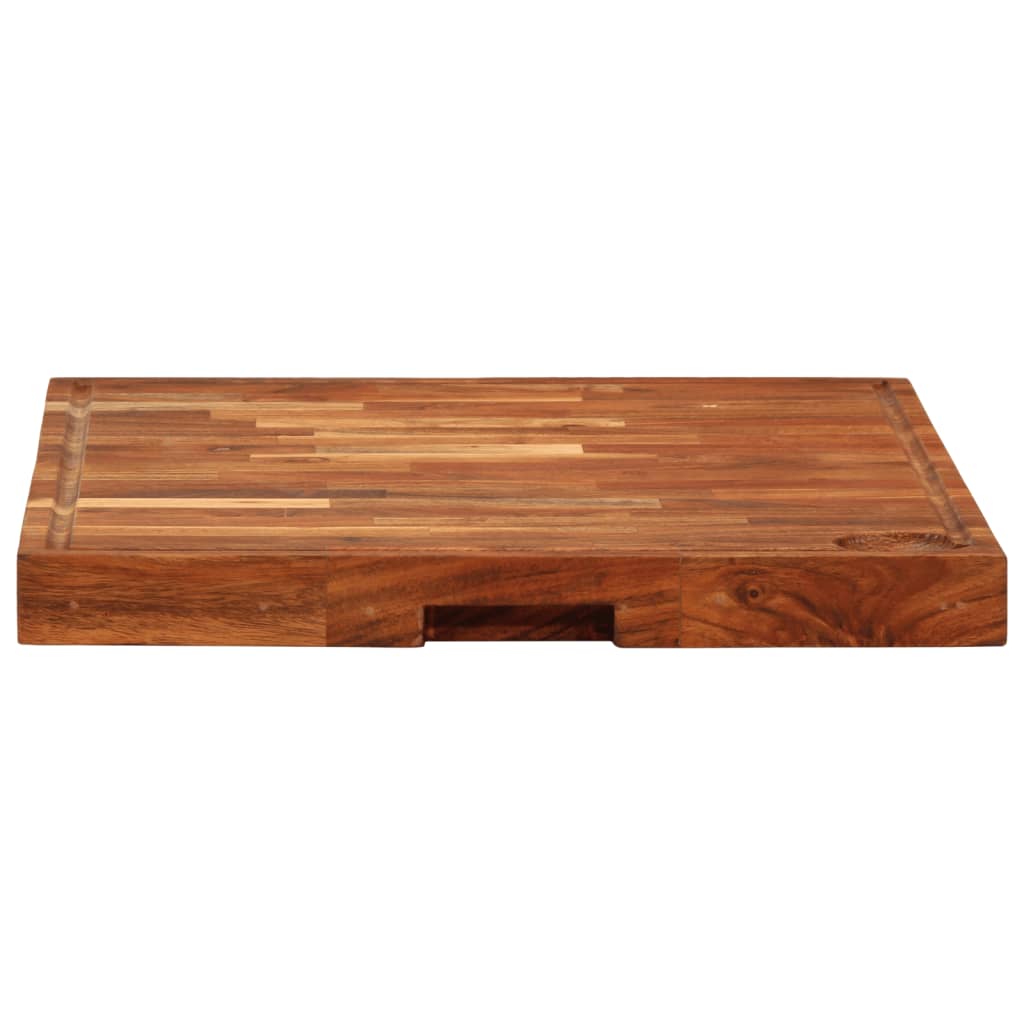 Tagliere 42x30x4 cm in Legno Massello di Acacia | homemem39