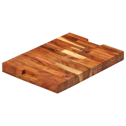 Tagliere 42x30x4 cm in Legno Massello di Acacia | homemem39