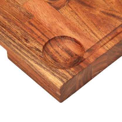 Tagliere 42x30x4 cm in Legno Massello di Acacia | homemem39