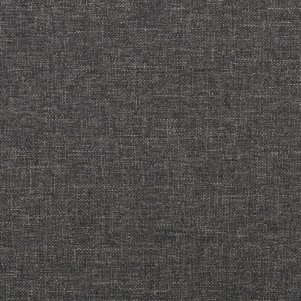 Divano Letto a 2 Posti Grigio Scuro in Tessuto - homemem39