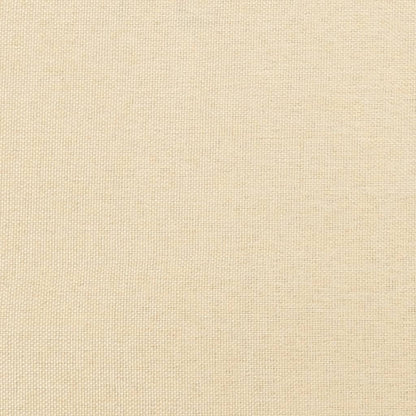 Divano Letto a 2 Posti Crema in Tessuto - homemem39