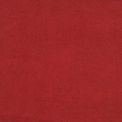 Divano Letto a 2 Posti Rosso Vino in Velluto - homemem39