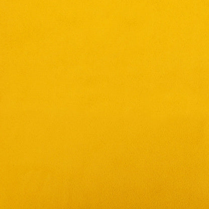 Divano Letto a 2 Posti Giallo in Velluto - homemem39