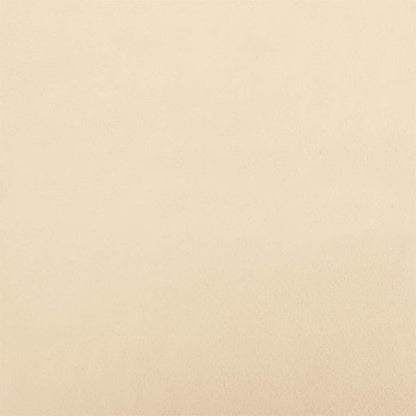 Divano Letto a 2 Posti Crema in Velluto - homemem39