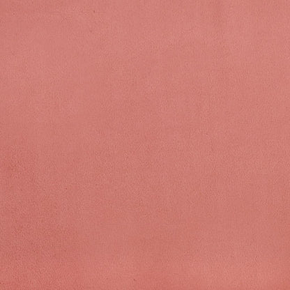 Divano Letto a 2 Posti con 2 Cuscini Rosa in Velluto | homemem39