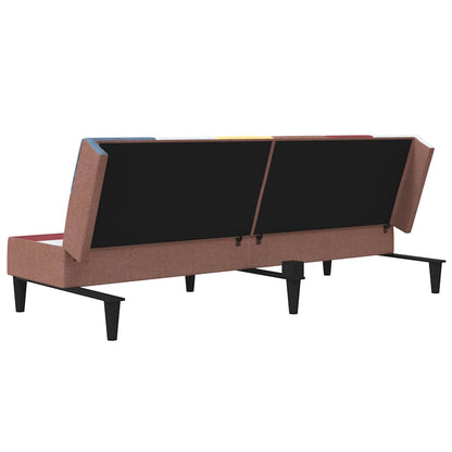 Divano Letto a 2 Posti in Tessuto - homemem39