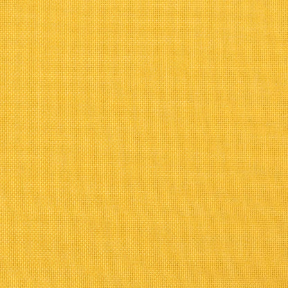 Divano Letto a 2 Posti con 2 Cuscini Giallo in Tessuto - homemem39