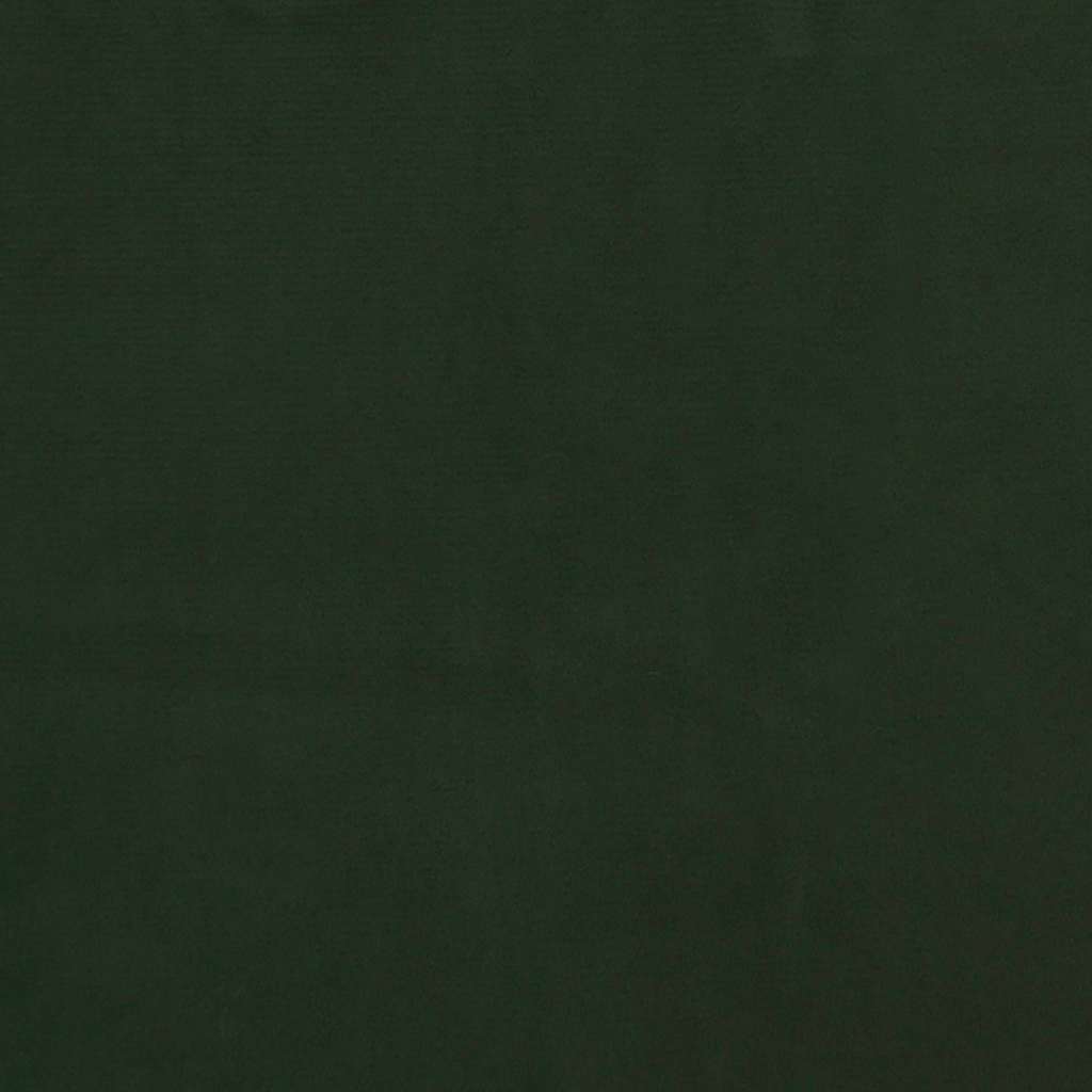 Divano Letto a 2 Posti Verde Scuro in Velluto - homemem39