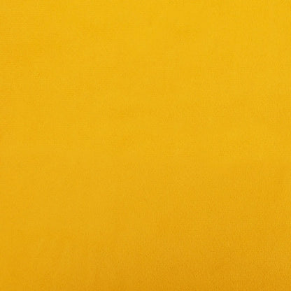 Divano Letto a 2 Posti Giallo in Velluto - homemem39