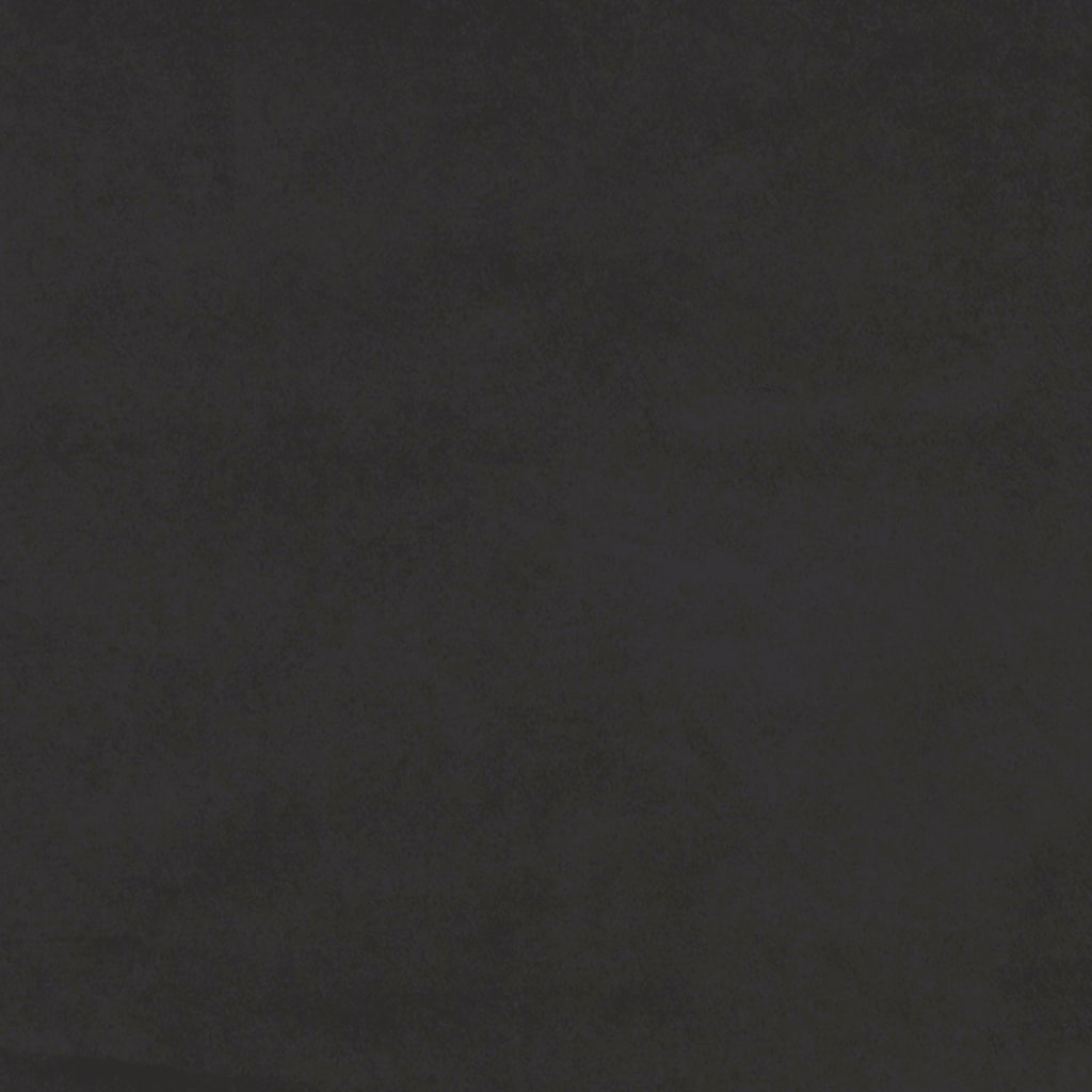 Divano Letto a 2 Posti con 2 Cuscini Nero in Velluto | homemem39