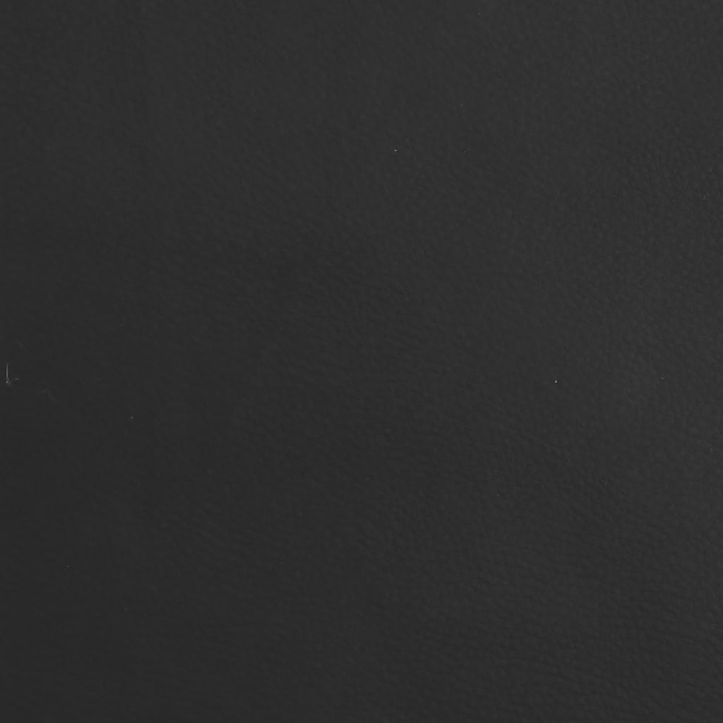 Divano Letto a 2 Posti Nero in Similpelle - homemem39