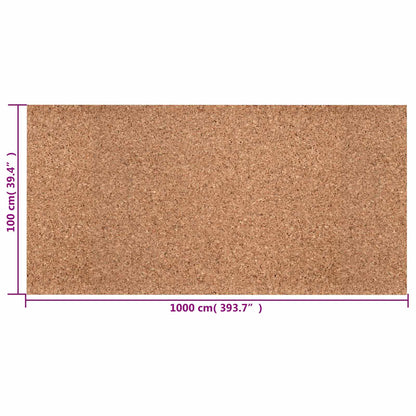 Rotolo di sughero Marrone 100 x 1000 x 0,8 cm Sughero | homemem39