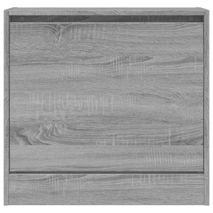 Scarpiera Grigio Sonoma 60x21x57 cm in Legno Multistrato - homemem39