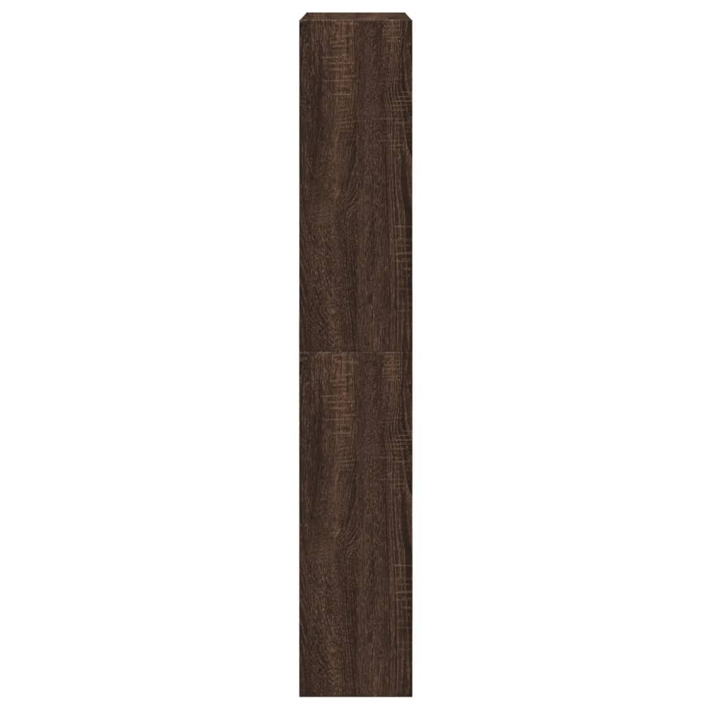 Scarpiera Rovere Marrone 60x21x125,5 cm in Legno Multistrato - homemem39