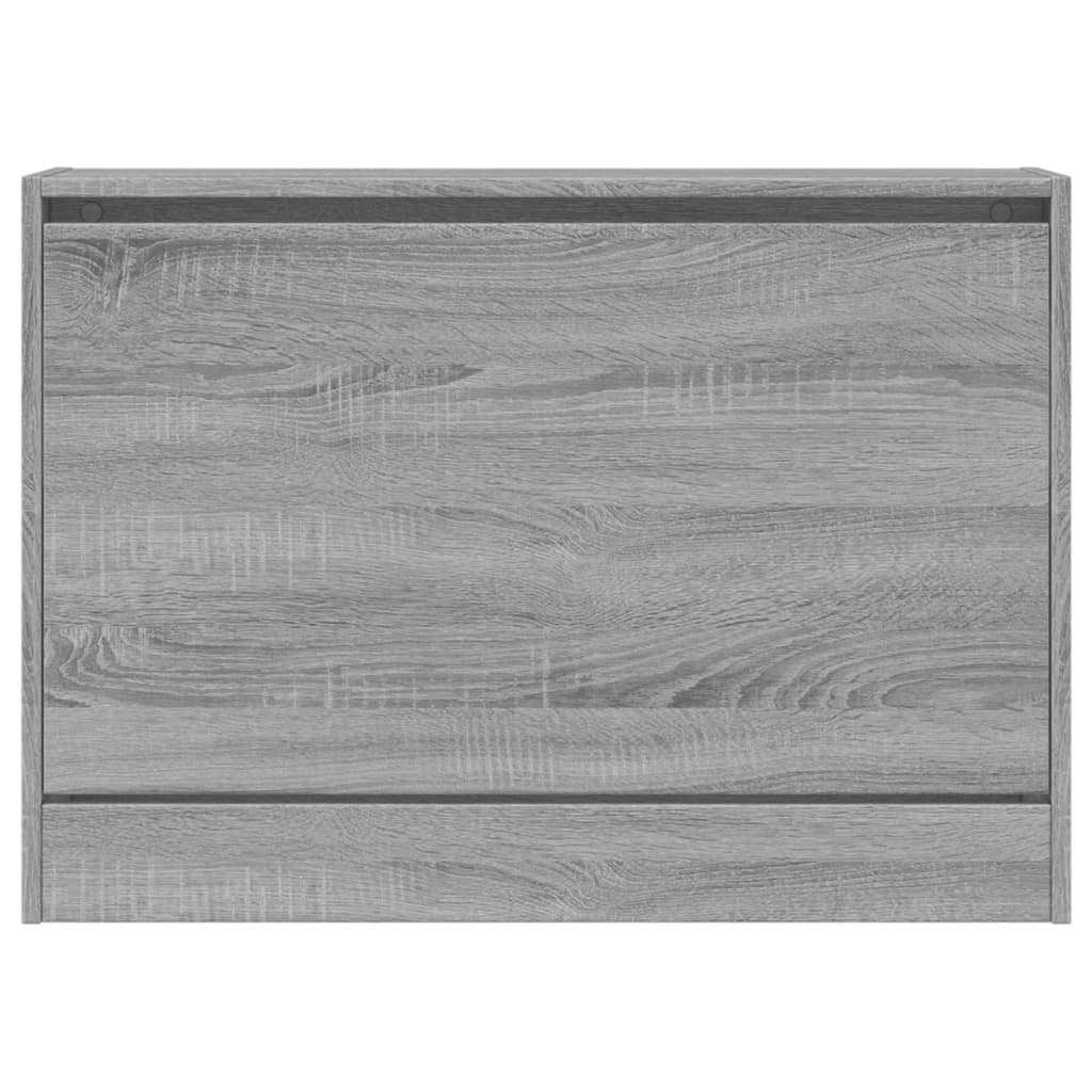 Scarpiera Grigio Sonoma 80x21x57 cm in Legno Multistrato - homemem39