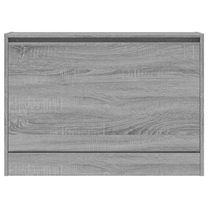 Scarpiera Grigio Sonoma 80x21x57 cm in Legno Multistrato - homemem39