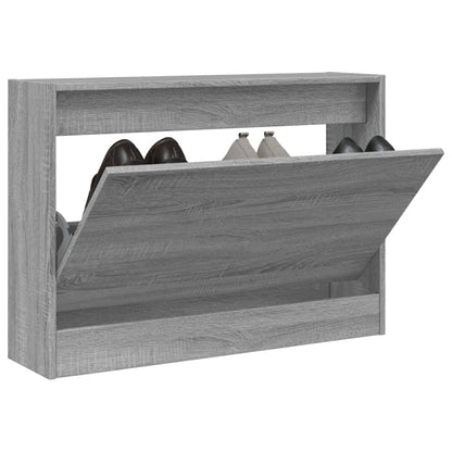 Scarpiera Grigio Sonoma 80x21x57 cm in Legno Multistrato - homemem39