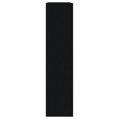 Scarpiera Nera 80x21x87,5 cm in Legno Multistrato - homemem39